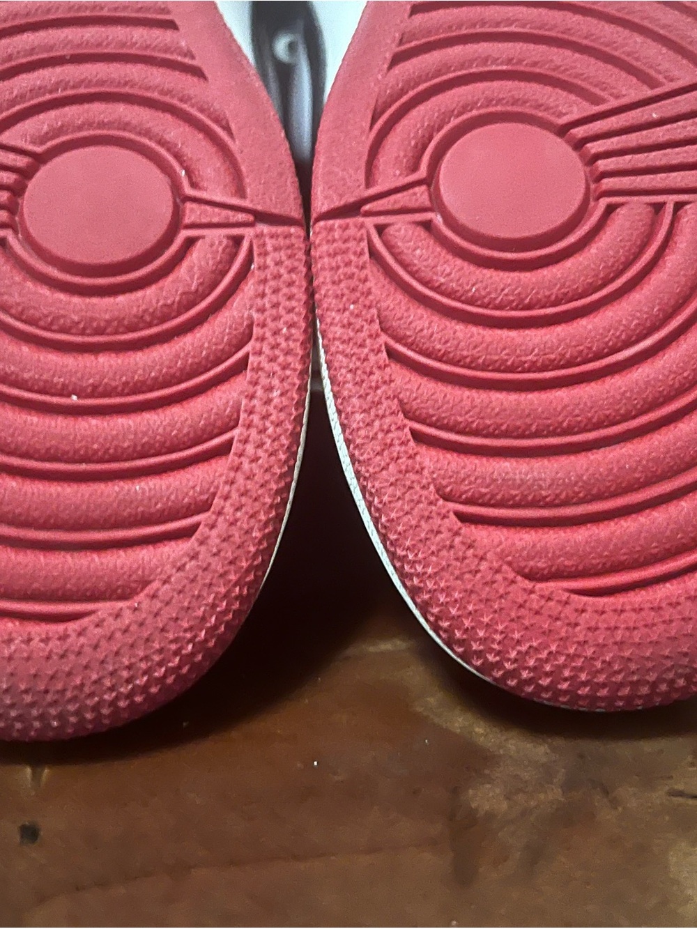 Jordan 1 black top reimagined size 8- Black White Red - Picture 6 of 9